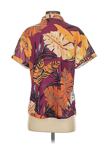 Allegra K Short Sleeve Blouse (view 2)