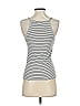 Carly Jean Silver White Tank Top Size S - photo 2