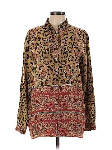 ETRO Long Sleeve Silk Top (view 1)