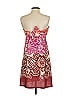 Becca Paisley Burgundy Cocktail Dress Size M - photo 2