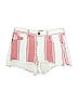 FRAME Denim Stripes White Shorts Size 26 waist - photo 1