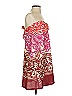 Becca Paisley Burgundy Cocktail Dress Size M - photo 4