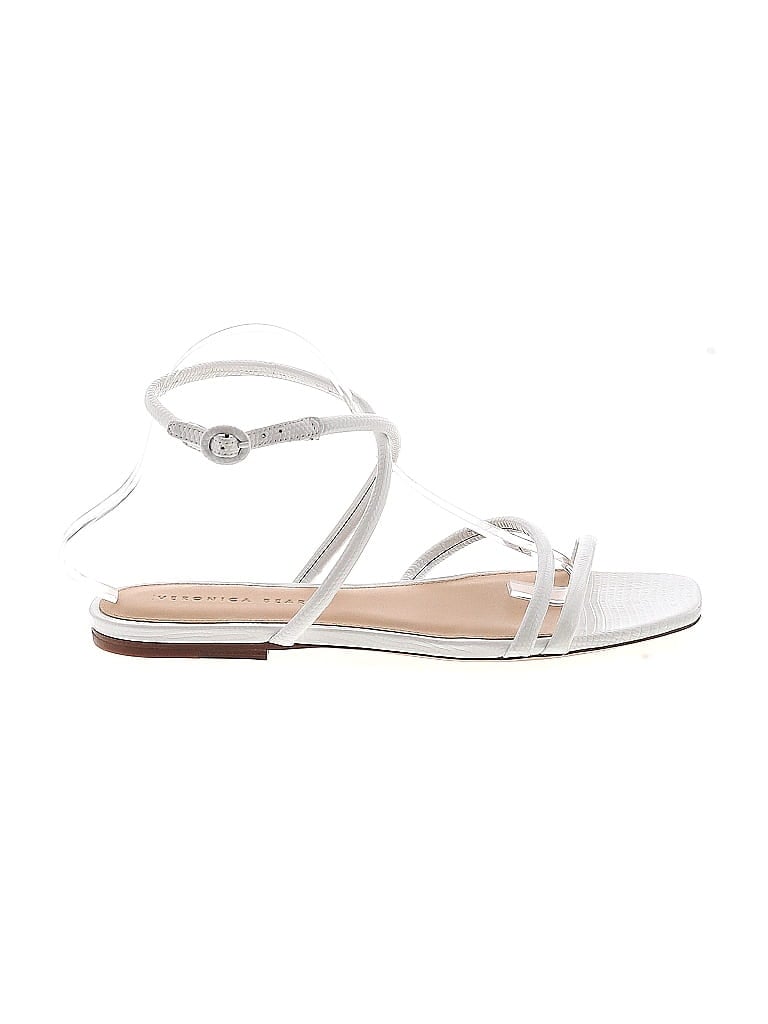Veronica Beard White Sandals Size 10 - photo 1