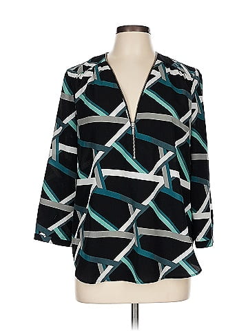 Trouve 3/4 Sleeve Blouse (view 1)