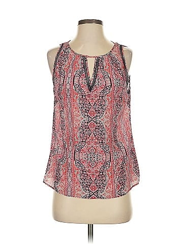Greylin Sleeveless Silk Top (view 1)