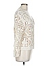Solitaire 100% Cotton Ivory Cardigan Size L - photo 4