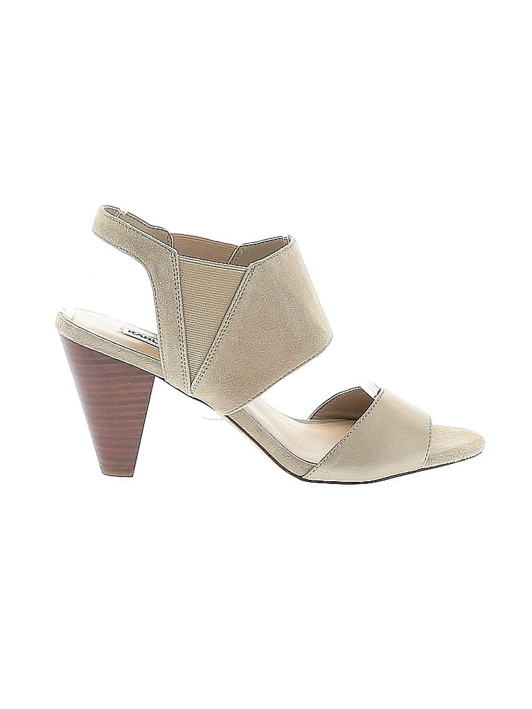 Karl Lagerfeld Paris Ivory Tan Heels Size 9 - photo 1