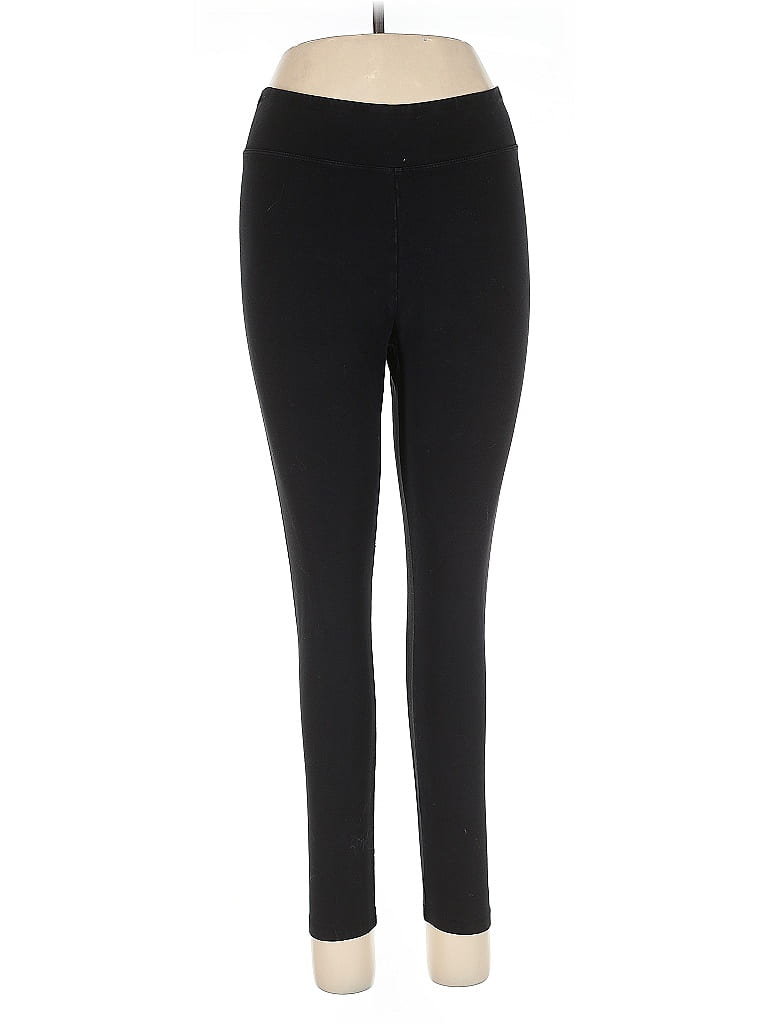 FILA Solid Black Active Pants Size L - photo 1