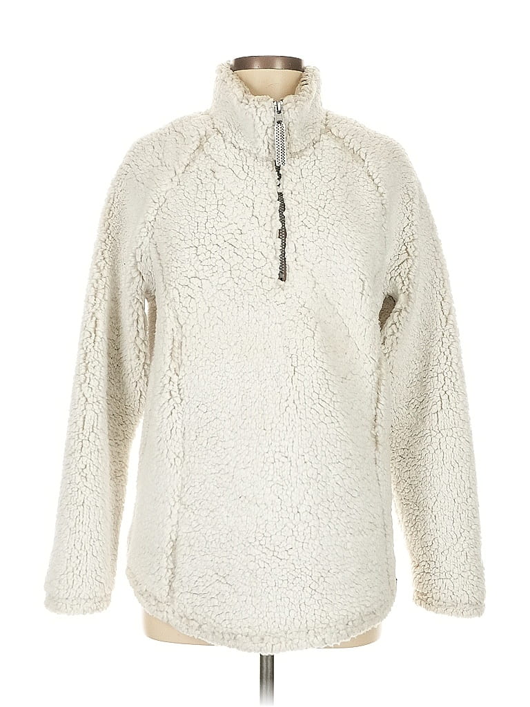 Cozy Sherpa 100% Polyester Ivory Fleece Size M - photo 1