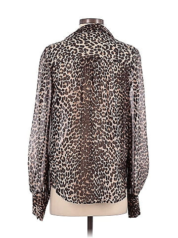 Paige Long Sleeve Silk Top (view 2)