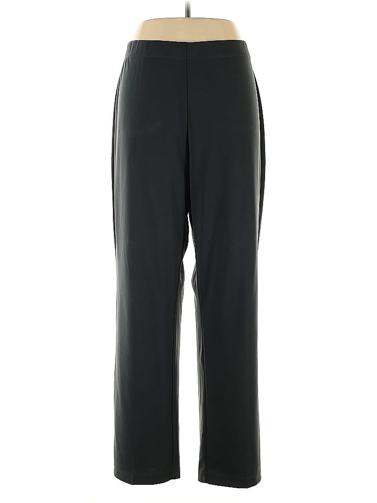Susan Graver Black Casual Pants Size L - photo 1