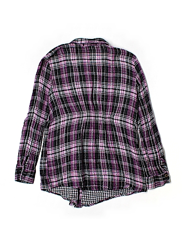 Style&Co Long Sleeve Button Down Shirt - back