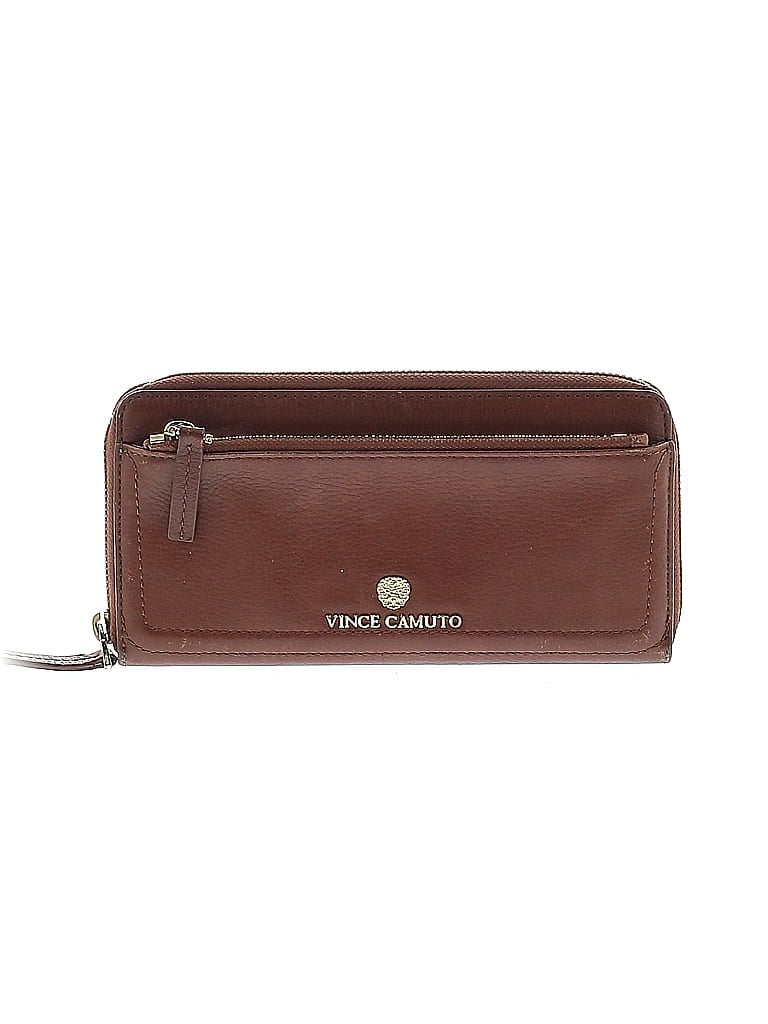 Vince Camuto 100% Leather Brown Leather Clutch One size - photo 1