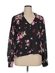 A.L.C. Long Sleeve Silk Top