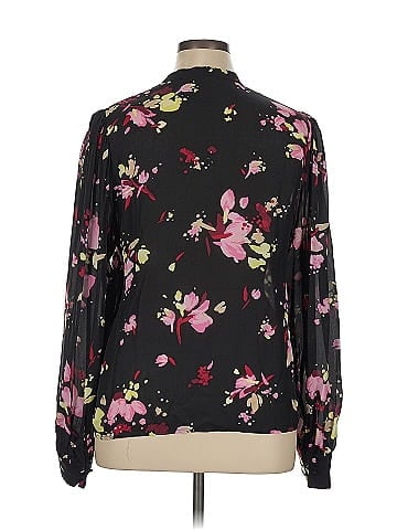 A.L.C. Long Sleeve Silk Top (view 2)