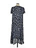 Woman Within 100% Rayon Print Blue Casual Dress Size 14 - photo 2