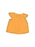 Cat & Jack 100% Cotton Yellow Sleeveless Button-Down Shirt Size 3-6 mo - photo 2