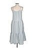 Magaschoni 100% Cotton Gray Casual Dress Size L - photo 2