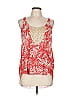 Tiny Red Sleeveless Blouse Size L - photo 1