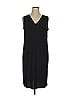Roaman's Solid Black Casual Dress Size 16 - photo 1