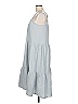 Magaschoni 100% Cotton Gray Casual Dress Size L - photo 5