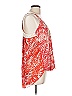 Tiny Red Sleeveless Blouse Size L - photo 4