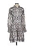 Hale Bob 100% Viscose Paisley Gray Casual Dress Size S - photo 1