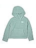 Abercrombie 100% Polyester Teal Blue Zip Up Hoodie Size 9 - photo 1