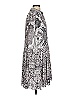Hale Bob 100% Viscose Paisley Gray Casual Dress Size S - photo 4
