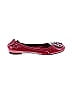 Tory Burch Burgundy Pink Flats Size 7 1/2 - photo 1