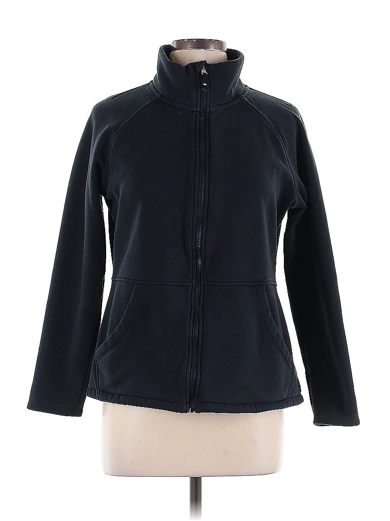 Pre-owned Skechers Track Jacket In Black