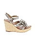 Born Handcrafted Footwear Gray Tan Wedges Size 10 - photo 1