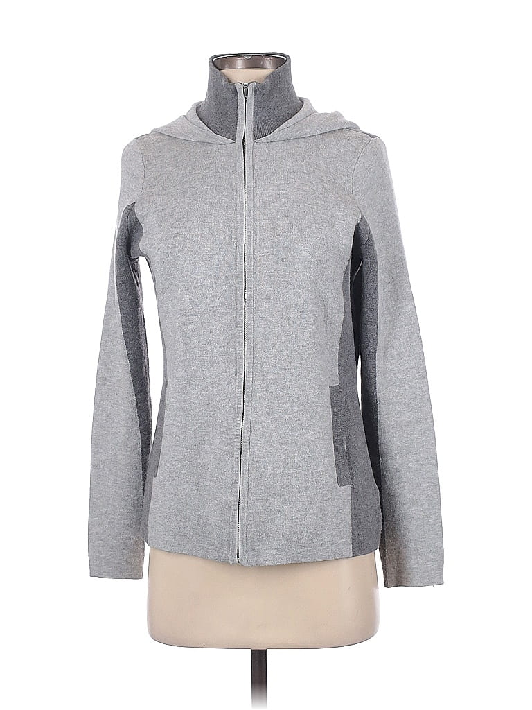Click to view more detailed imagery on our partner's website Pre-owned Rachel Zoe Zip Up Hoodie In Gray