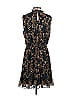 Drew 100% Polyester Paisley Black Green Cocktail Dress Size S (estimated) - photo 2