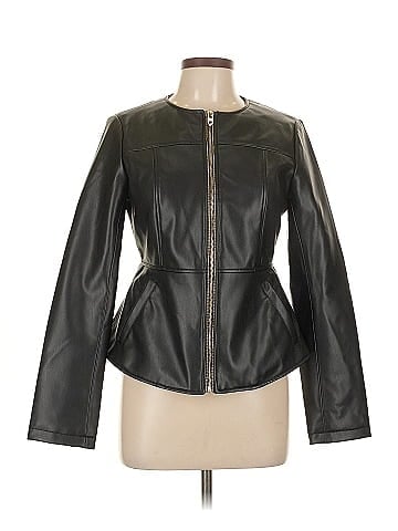 Zara Faux Leather Jacket (view 1)