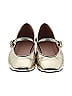 J.Crew Metallic Silver Gold Flats Size 8 1/2 - photo 2