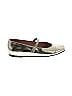 J.Crew Metallic Silver Gold Flats Size 8 1/2 - photo 1