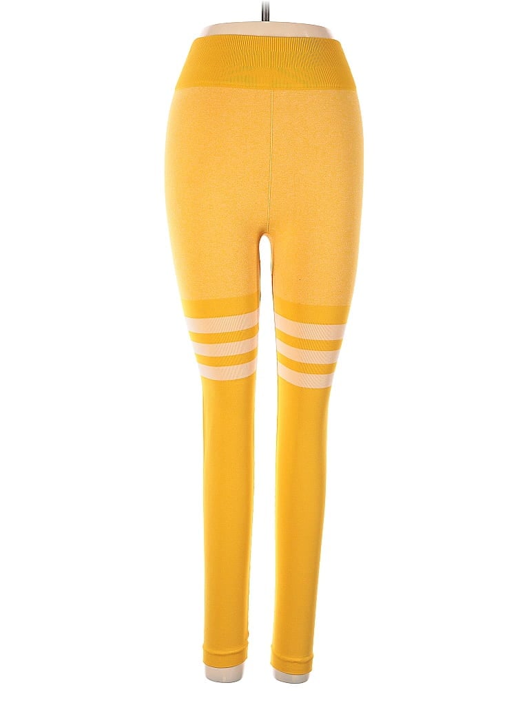 Pre-owned Unbranded Leggings In Yellow