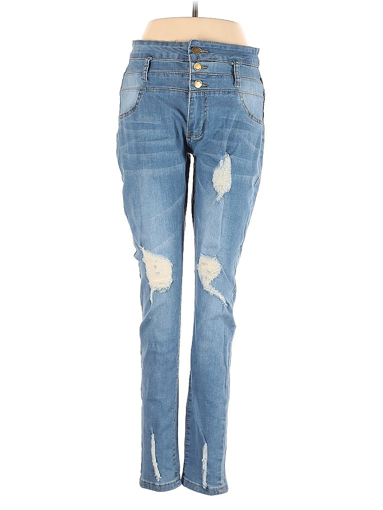 Jeans Hearts Blue Jeans Size M - photo 1