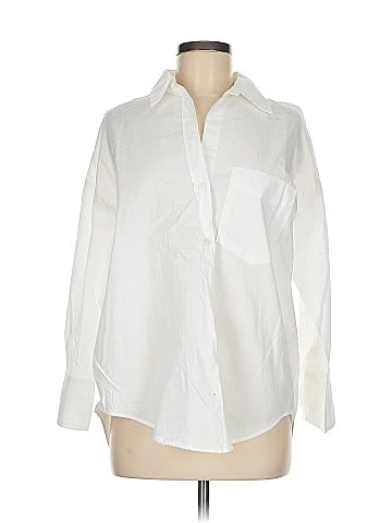 Zara Long Sleeve Button-Down Shirt (view 1)