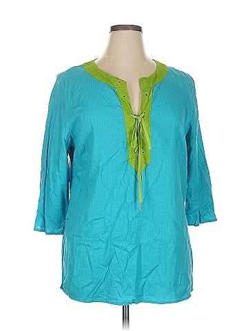 Carole Little 3/4 Sleeve Blouse (view 1)