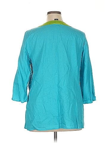 Carole Little 3/4 Sleeve Blouse (view 2)