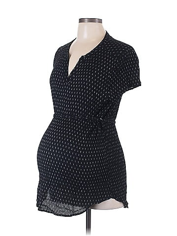 Full Moon Maternity Short Sleeve Blouse (view 1)
