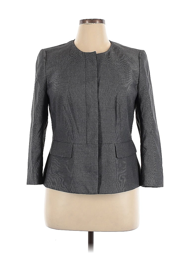 Ann Taylor Factory Gray Blazer Size 14 - photo 1