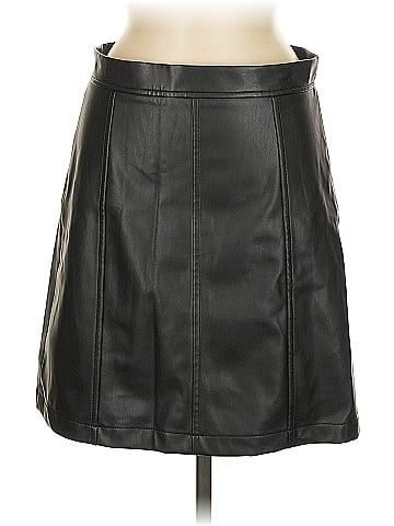 Banana Republic Factory Store Faux Leather Skirt (view 1)