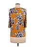 Veronica M. Yellow Short Sleeve Top Size M - photo 2