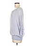 Cobble Stone Silver Blue 3/4 Sleeve Blouse One size - photo 5