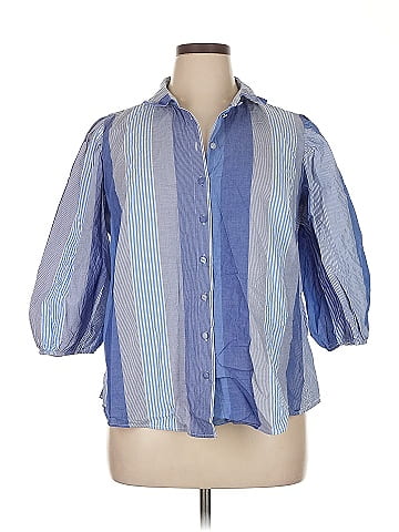 Vince Camuto 3/4 Sleeve Button-Down Shirt (view 1)