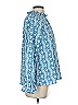 Hill House 100% Polyester Blue Long Sleeve Blouse Size XS - photo 4