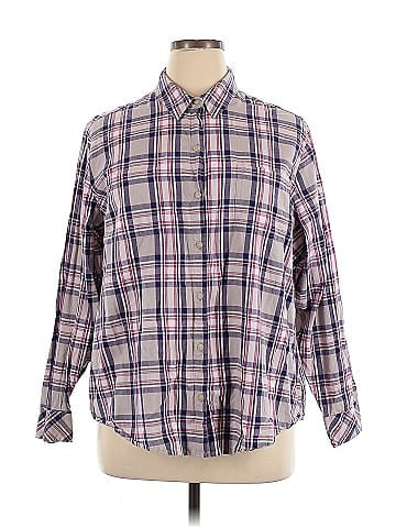 Riders by Lee Long Sleeve Button-Down Shirt (view 1)